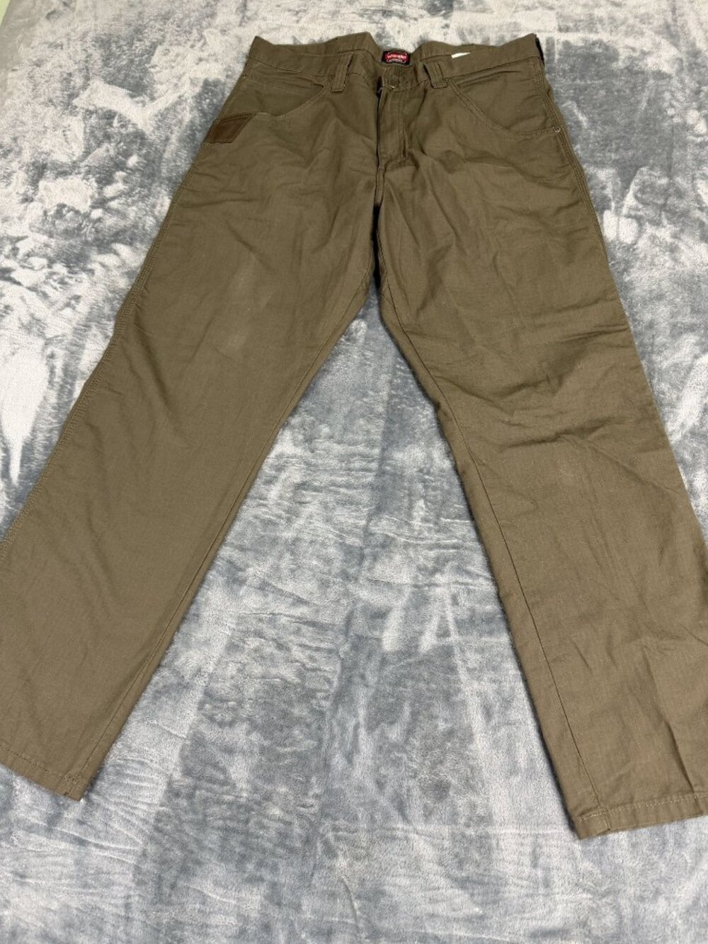 Wrangler Workwear Mens Brown Pants 36x30